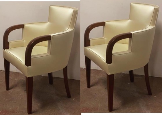Maison Dominique refined pair of arm chairs