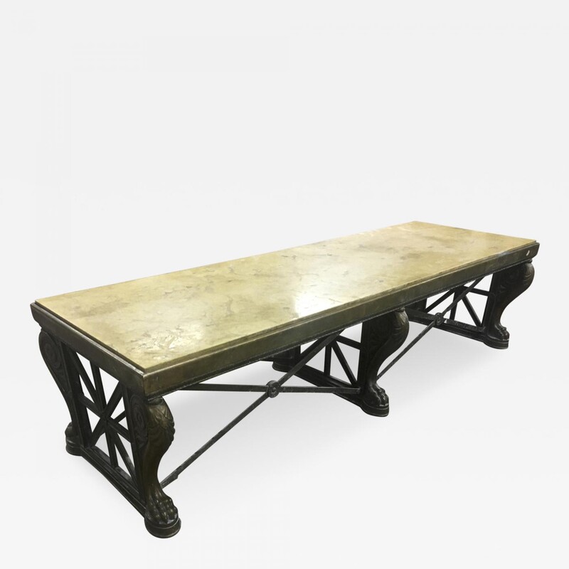 Maison Jansen 1940s Long Neoclassic Coffee Table