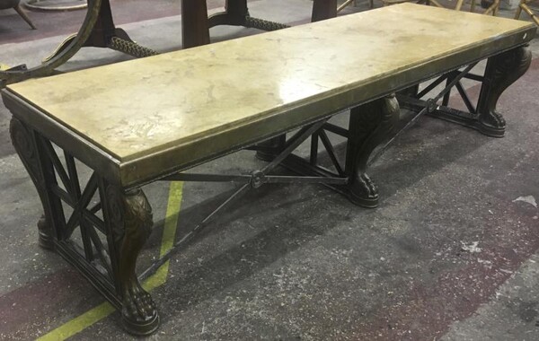 Maison Jansen 1940s Long Neoclassic Coffee Table