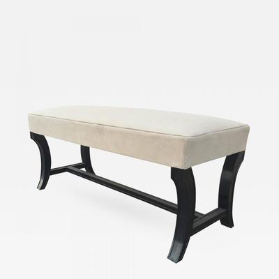 Maison Jansen Black Neoclassic Long Bench