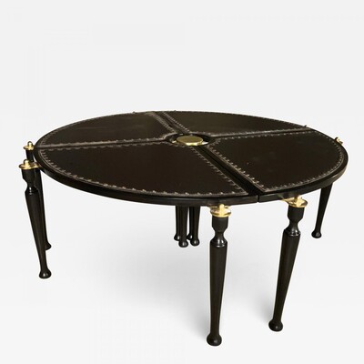 Maison Jansen coffee table transformable in side tables
