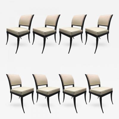 Maison Jansen Neoclassic Eight Dinning Chairs