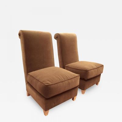 Maison Jansen slipper chairs