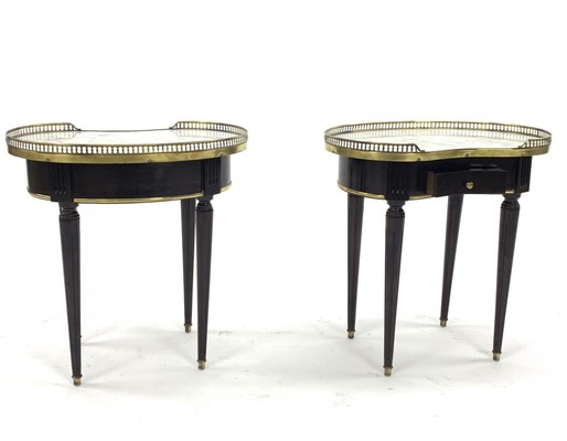 Maison Jansen so chic pair of kidney shape side table