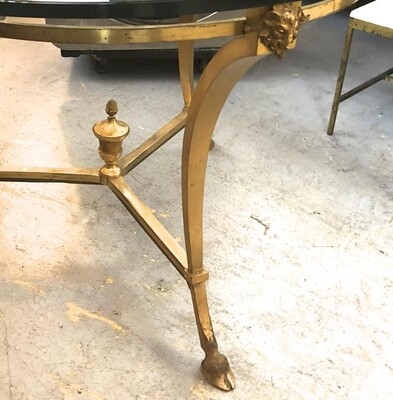 Maison Jansen spectacular gold bronze central or dinning table