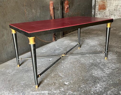 maison Jansen superb gold bronze, cannonball coffee table 