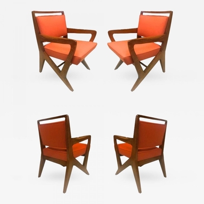 Maison Raphael Set Four Armchairs