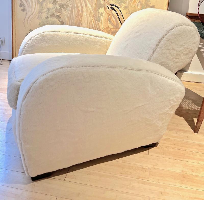 Marc Du Plantier attributed single comfort large lounge chair