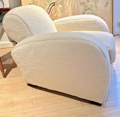 Marc Du Plantier attributed single comfort large lounge chair