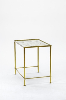 Marc du Plantier gold bronze nesting tables