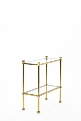 Marc Du plantier pair of neo classic 2 tier side table