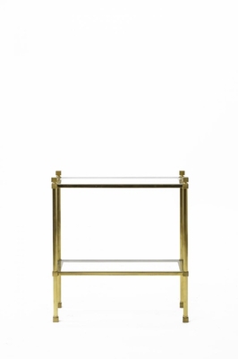 Marc Du plantier pair of neo classic 2 tier side table