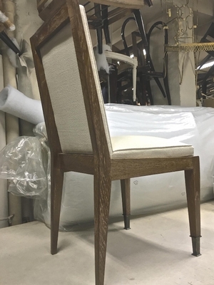 Marc Duplantier Set Six Oak Dining Chairs