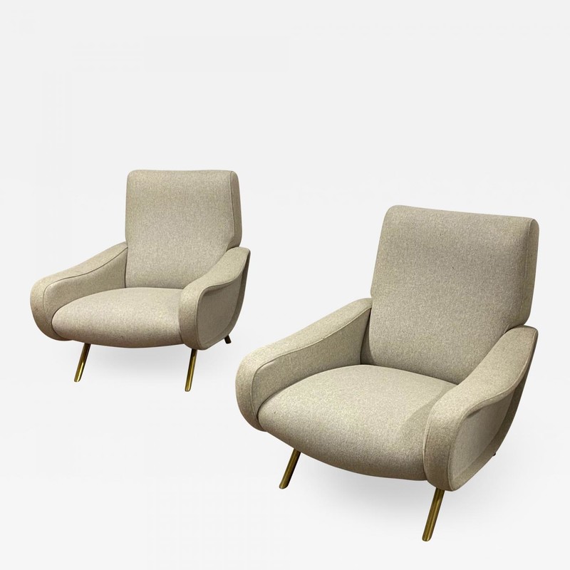 Marco Zanuso pair of chairs model 