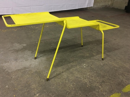 Mathieu Matégot Rigitule yellow Long Coffee Table