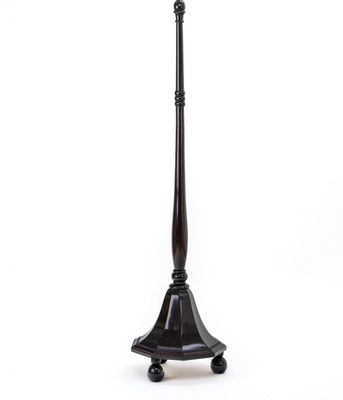 Maurice Dufrene art deco rosewood carved floor lamp