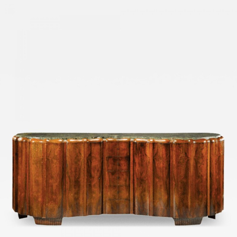 Maurice Dufrène Documented Buffet Carved Mahogany