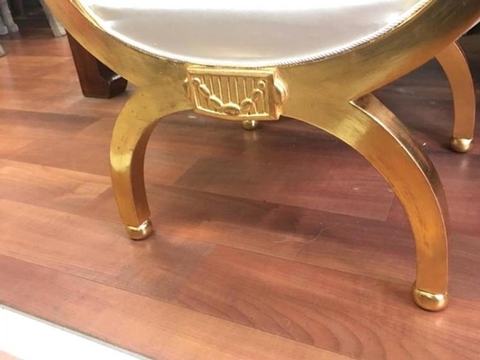 Maurice Dufrène Refined Gold Leaf Curdle Stool