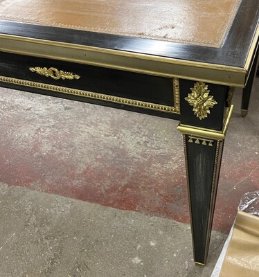 Maurice Hirsch Neo classical 40s chicest desk with gold bronze accent