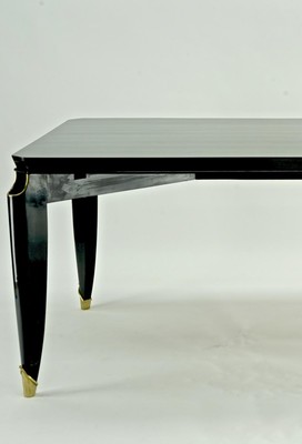 Maurice Jallot blackened wood dinning table 