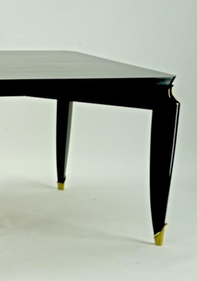 Maurice Jallot blackened wood dinning table 