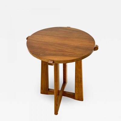 Maxime old charming walnut coffee table or side table