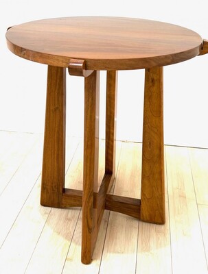 Maxime old charming walnut coffee table or side table