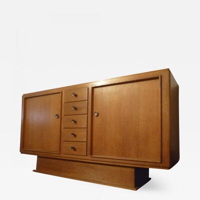 Maxime Old Stamped Oak 2 Doors and Drawers Cabinet