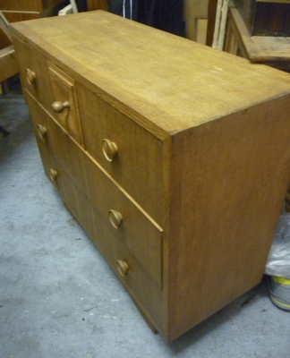 Maxime Old Superb Minimalist Oak Chest of Drawers