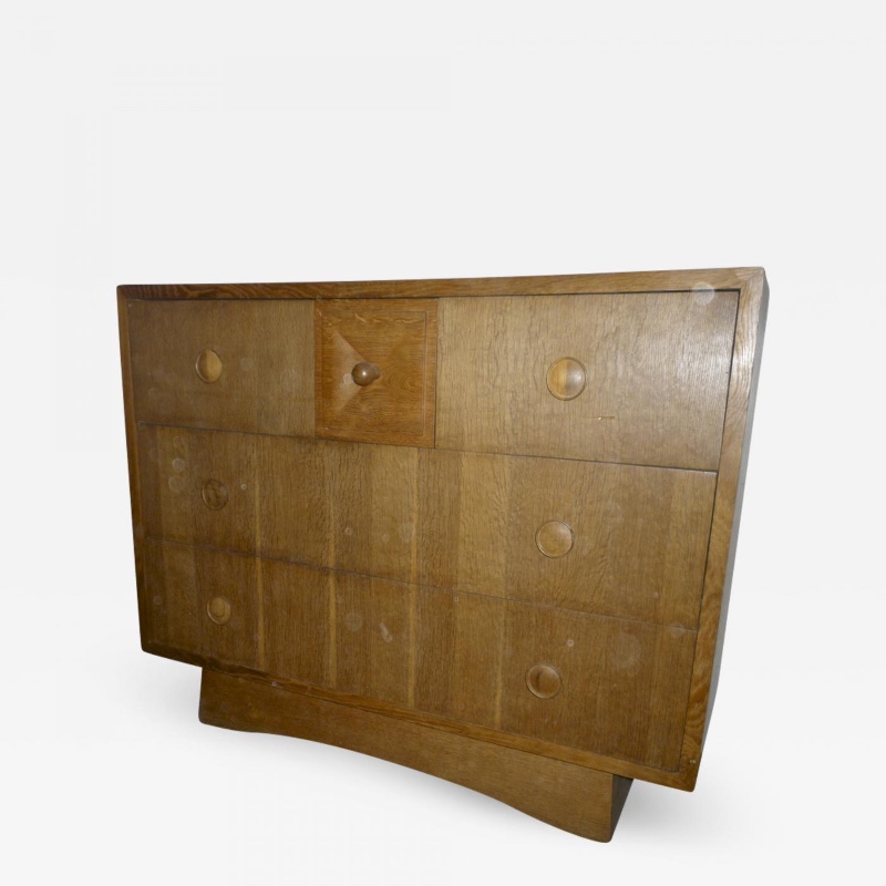 Maxime Old Superb Minimalist Oak Chest of Drawers