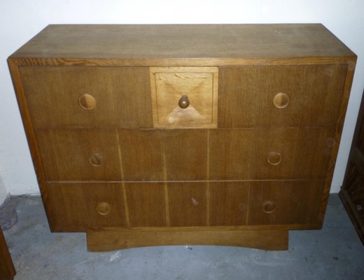 Maxime Old Superb Minimalist Oak Chest of Drawers