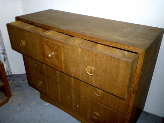 Maxime Old Superb Minimalist Oak Chest of Drawers