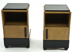 Michel Dufet art deco pair of bedsides