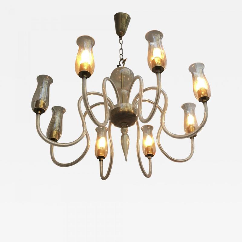 Murano eight Light Chandelier