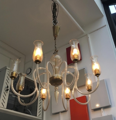 Murano eight Light Chandelier