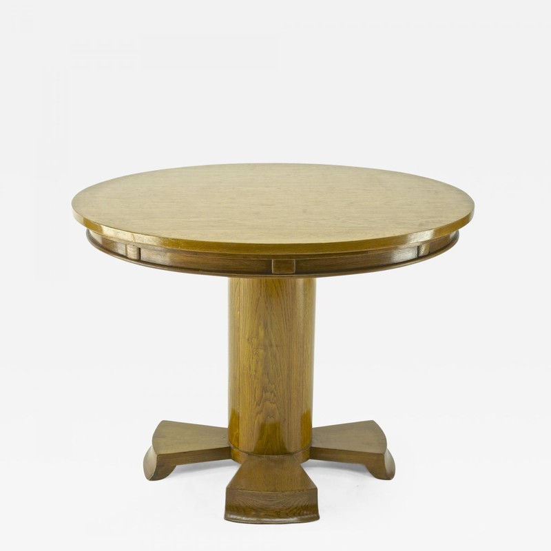 oak fifties French dinning table