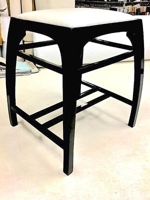 Pair of Austrian Secession Stools attributed to Koloman Moser