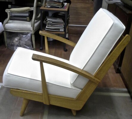 Pair of Lounge Chairs attributed to Louis Sognot