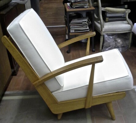 Pair of Lounge Chairs attributed to Louis Sognot