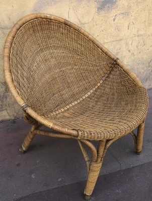 Pair of rattan 