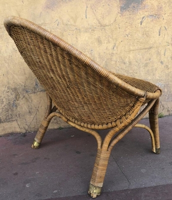 Pair of rattan 