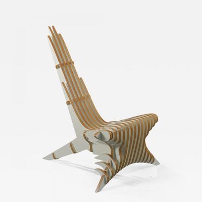 Peter Qvist Sculptural Birch Lounge Chair