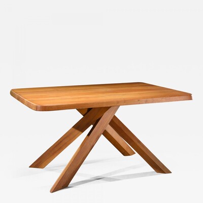 Pierre Chapo T35B Dining Table in Solid Elm