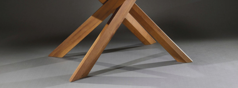 Pierre Chapo T35B Dining Table in Solid Elm