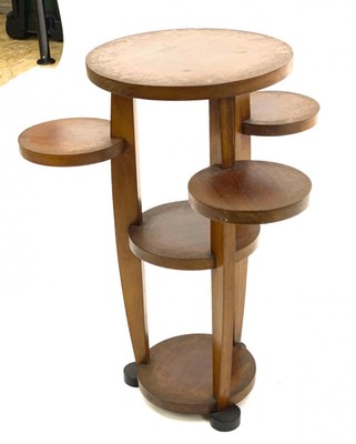 Pierre Chareau attributed modernist  side table or pedestal