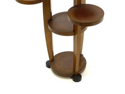 Pierre Chareau attributed modernist  side table or pedestal