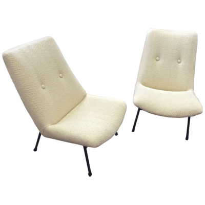 Pierre Guariche armchairs model SK660