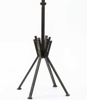 Raymond Subes superb wrought iron floor lamp