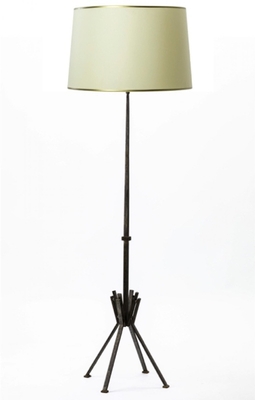 Raymond Subes superb wrought iron floor lamp