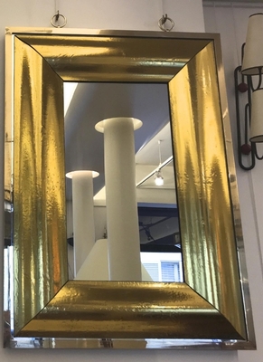 Rectangular gold mercury Frame Andre Hayat Mirror modelSeattle